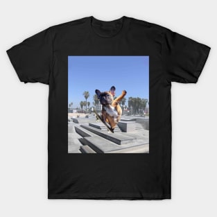 French Bulldog Dog Dogs Skateboard Skating Skateboarding T-Shirt